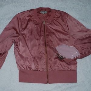 Pink Charlotte Russe Bomber Jacket